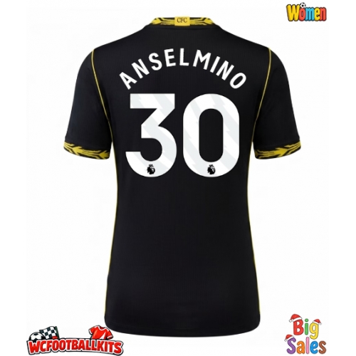 Chelsea Aaron Anselmino #30 Replica Away Stadium Shirt for Women 2026-27 Short Sleeve